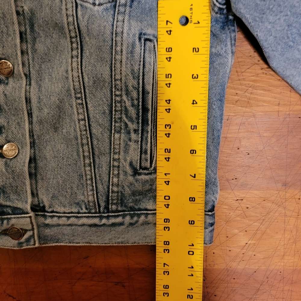 Ladies Harley Davidson Jean Jacket 💜 - Picture 7 of 8